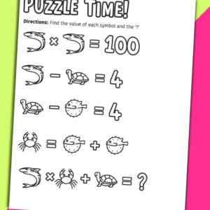 Math Puzzles for Kids - 3 Books - Image 4
