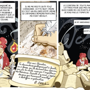 Galois, Noether, Gauss, Archimedes, Nightingale - 5 French comic books - Image 4