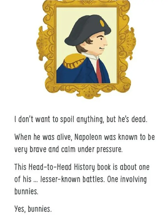 Napoleon vs the army of bunnies!, Women's liberation by wearing pants & How Persia beat Egypt with CATS! (3 Books)
